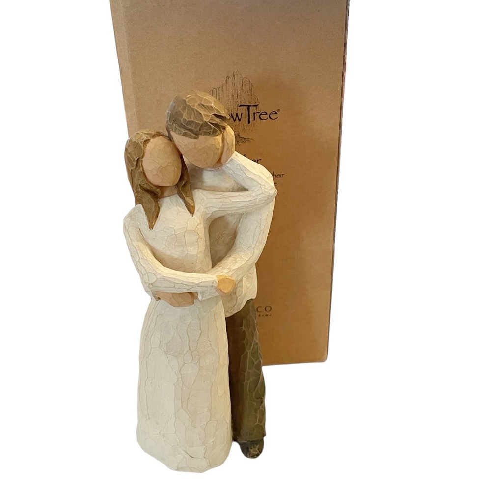 Willow‎ Tree Vintage 2000 Figurine Man Woman "Together" Couple Wedding NEW